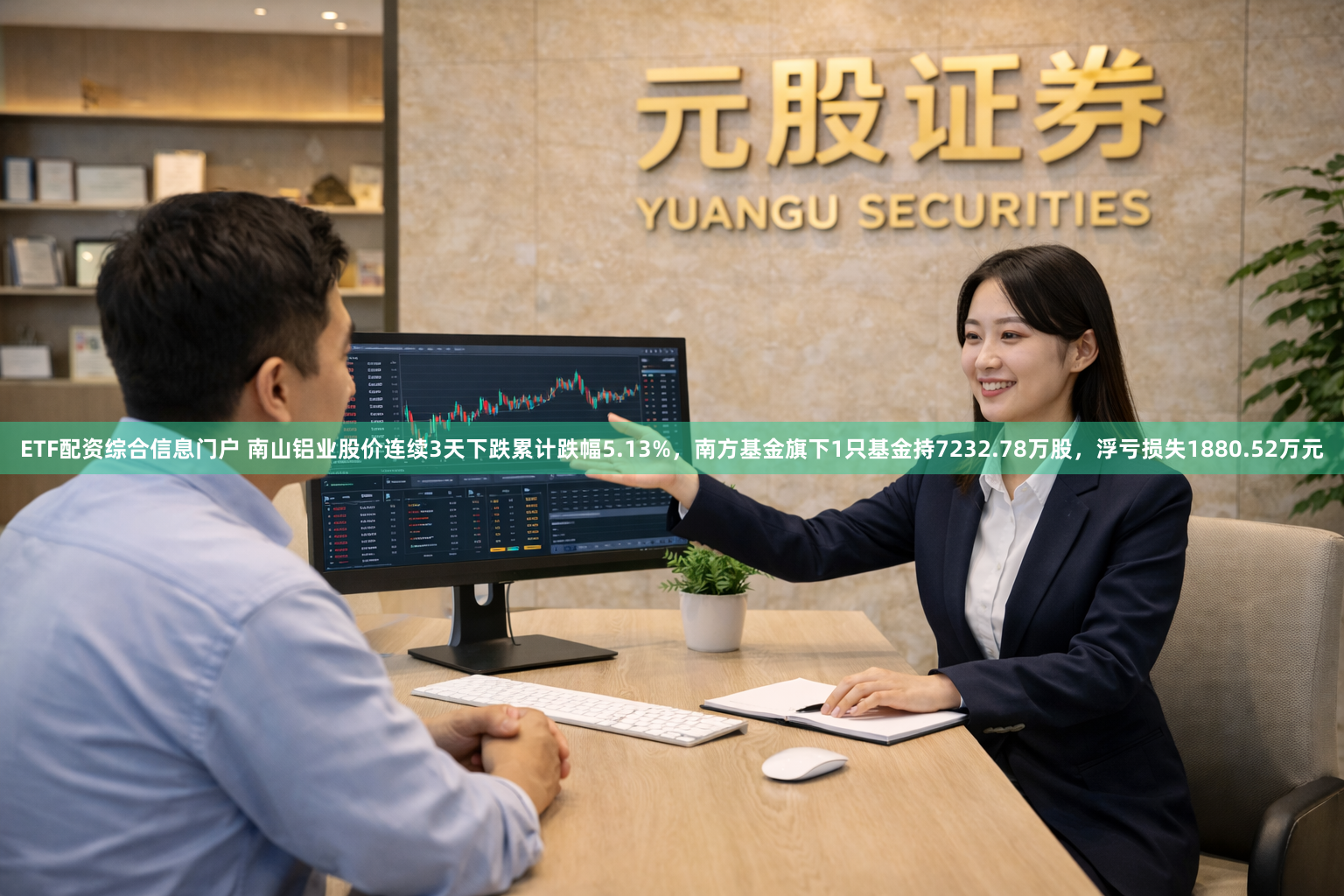 ETF配资综合信息门户 南山铝业股价连续3天下跌累计跌幅5.13%，南方基金旗下1只基金持7232.78万股，浮亏损失1880.52万元